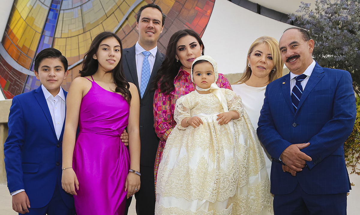Emiliano Orozco, Renata Orozco, Germán Aguilera, Jessica Orozco, Jessi Aguilera, Marina Barrera y Jorge Orozco (Foto: Arturo Valdez)