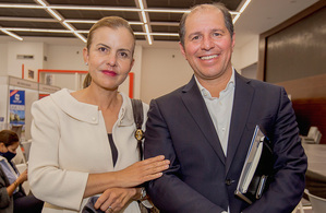 Anabel Ugarte y Enrique Margain