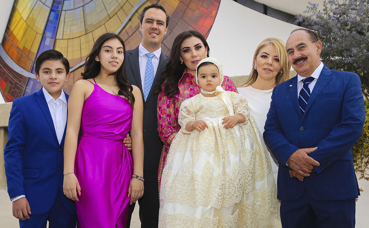 Emiliano Orozco, Renata Orozco, Germán Aguilera, Jessica Orozco, Jessi Aguilera, Marina Barrera y Jorge Orozco (Foto: Arturo Valdez)