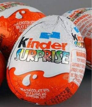 Encuentran salmonella en huevos Kinder.