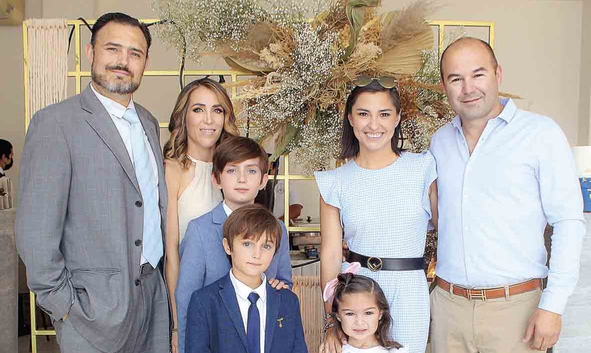 Javier Salazar, Liz Magaña, Javier Salazar, Mauricio Salazar, Daniela de Flores, René Flores y Regina Flores / Fotos: Rolando Álvarez