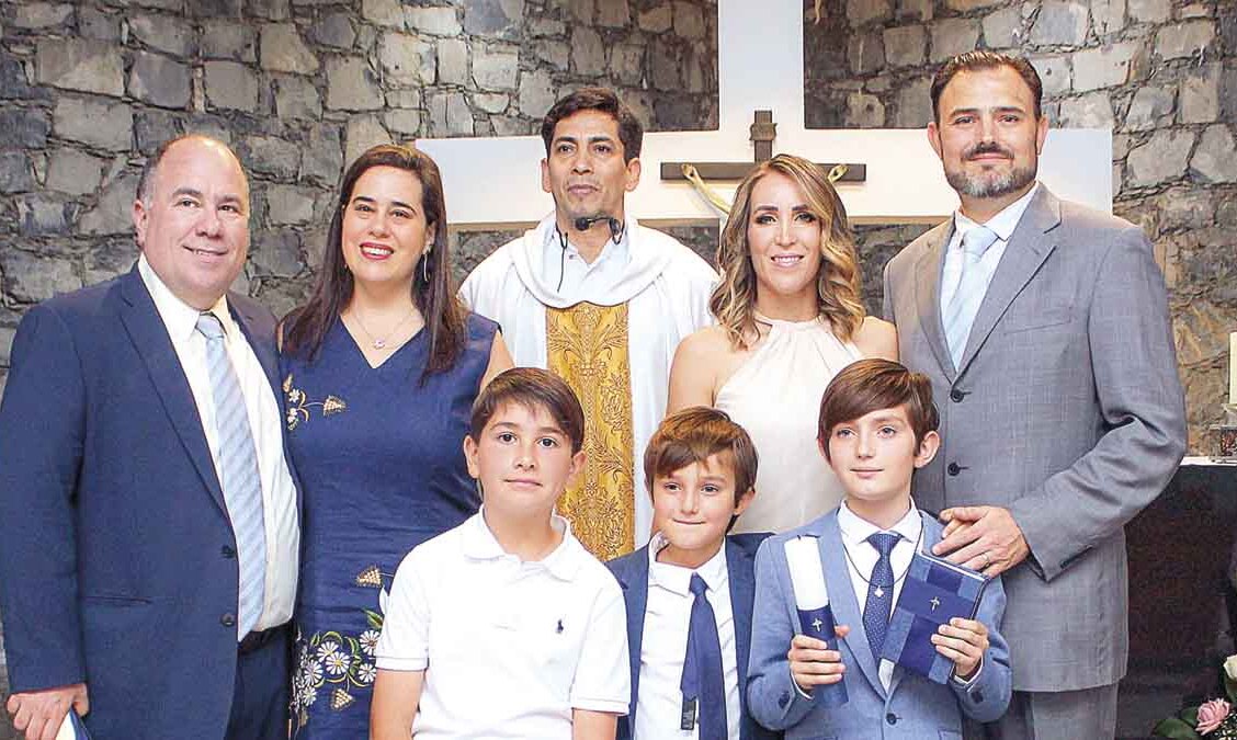 José Martinez, Fernanda de Martínez, Salvador, Liz Magaña, Javier Salazar, Santiago Martínez, Mauricio Salazar y Javier Salazar / Fotos: Rolando Álvar