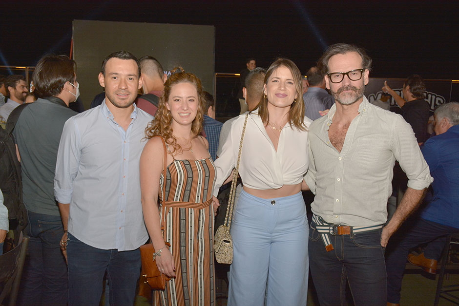 José Carlos Huante, Paola Ortega, Ely González y Oscar Naveja