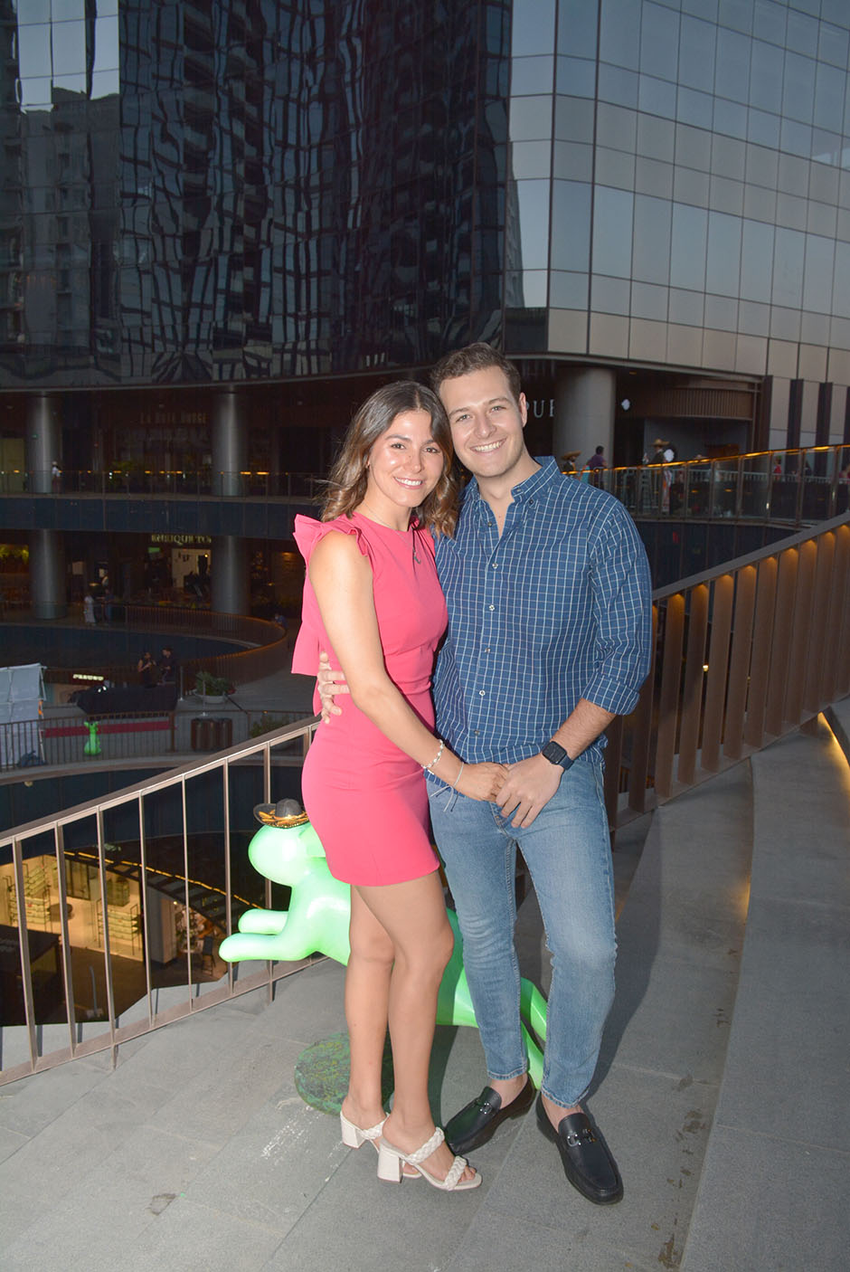 Mónica Magaña y Sergio Salinas