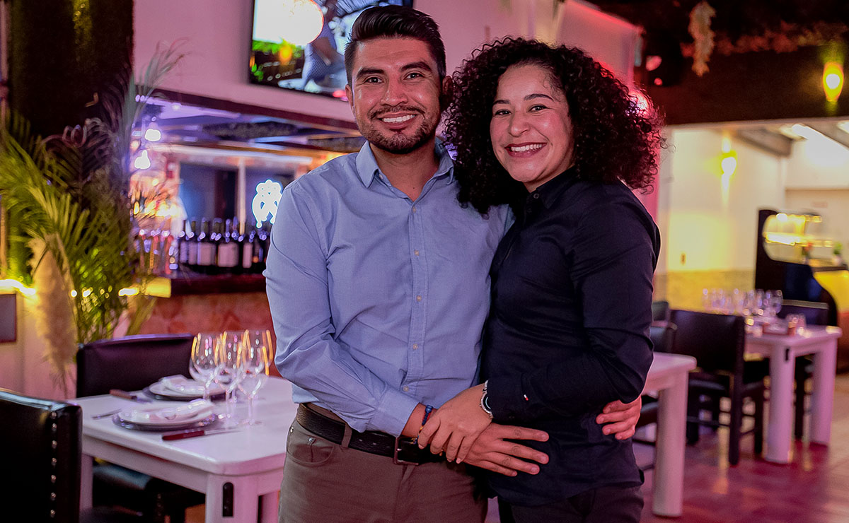 Oscar Ríos y Andrea Gómez