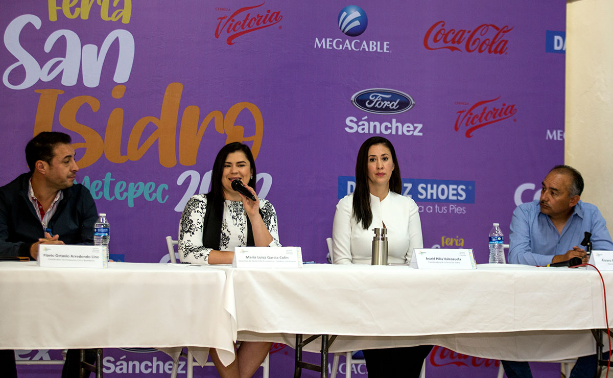 Conferencia de prensa Feria San Isidro Metepec
