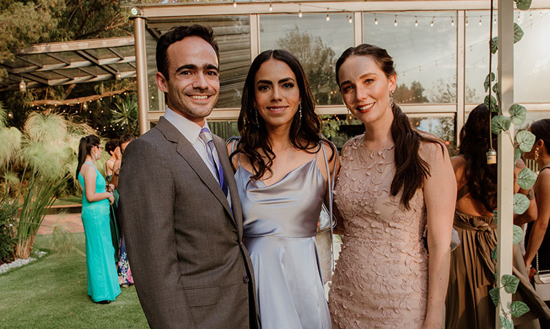 Eduardo Bauza, Mariana Morales y Lorena Bretón