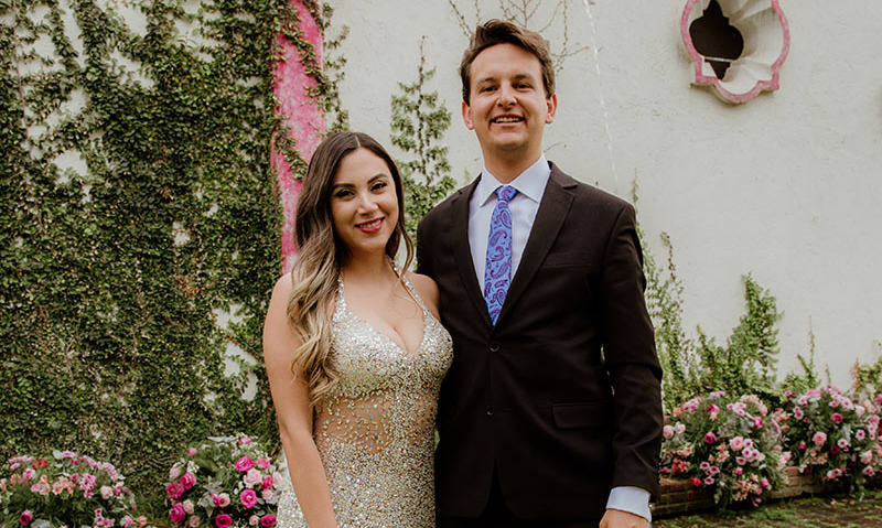 Imelda Dominguez y Christopher Ugarte