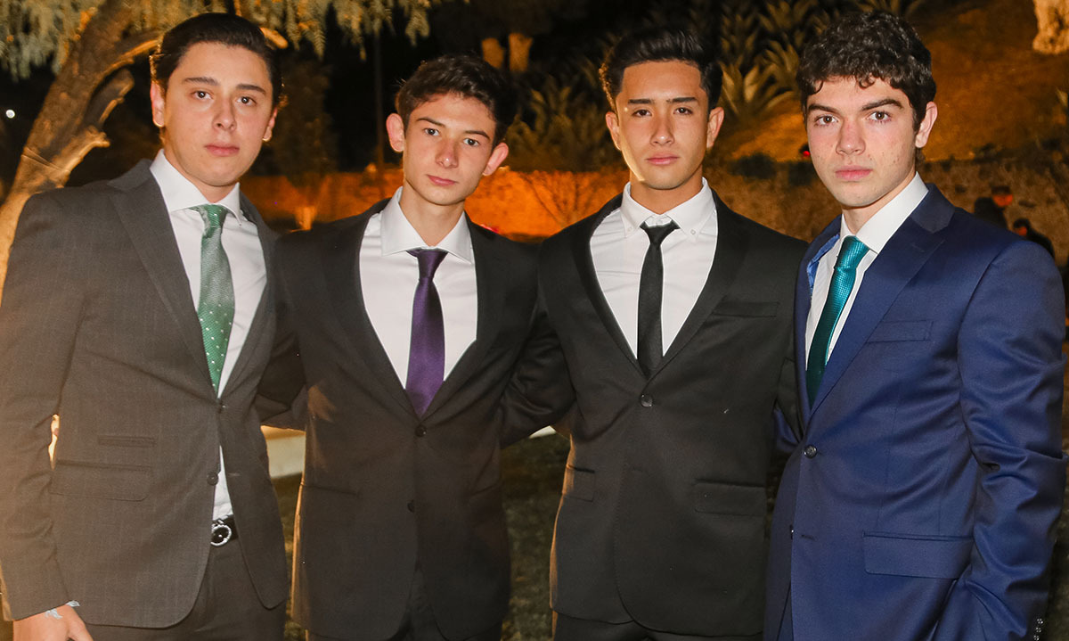 Mariano Escorcia, Adrián Cordero, Eduardo Aguilar y Gerardo Daboub