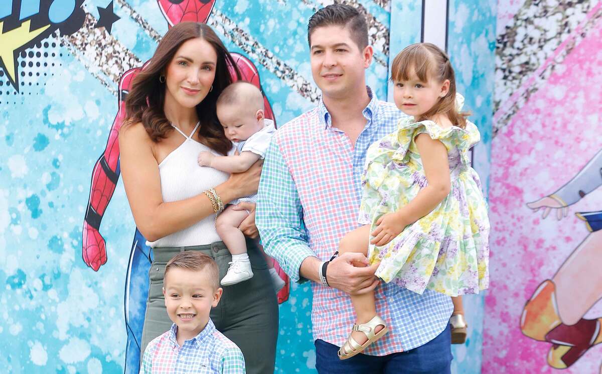 Andrea González, Roberto Serrano, Luca Serrano,  Elena Serrano y Lorenzo Serrano