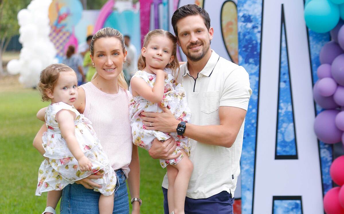 Andrés Bello, Gabriela Bello, Romina Bello y Ana Gaby Estrada