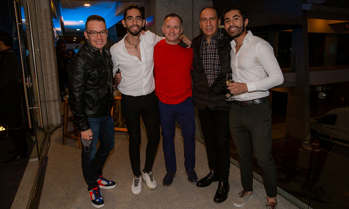 Jorge Cesin, Daniel Alfaro, Edgar Sponda, Enrique Cesin y Rafael Aguilar