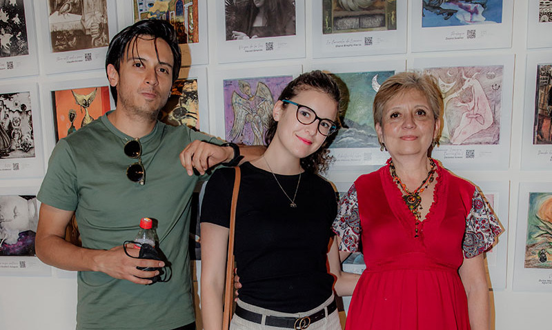 David Barradas, Paulina Ramírez y Dulce María Aguirre