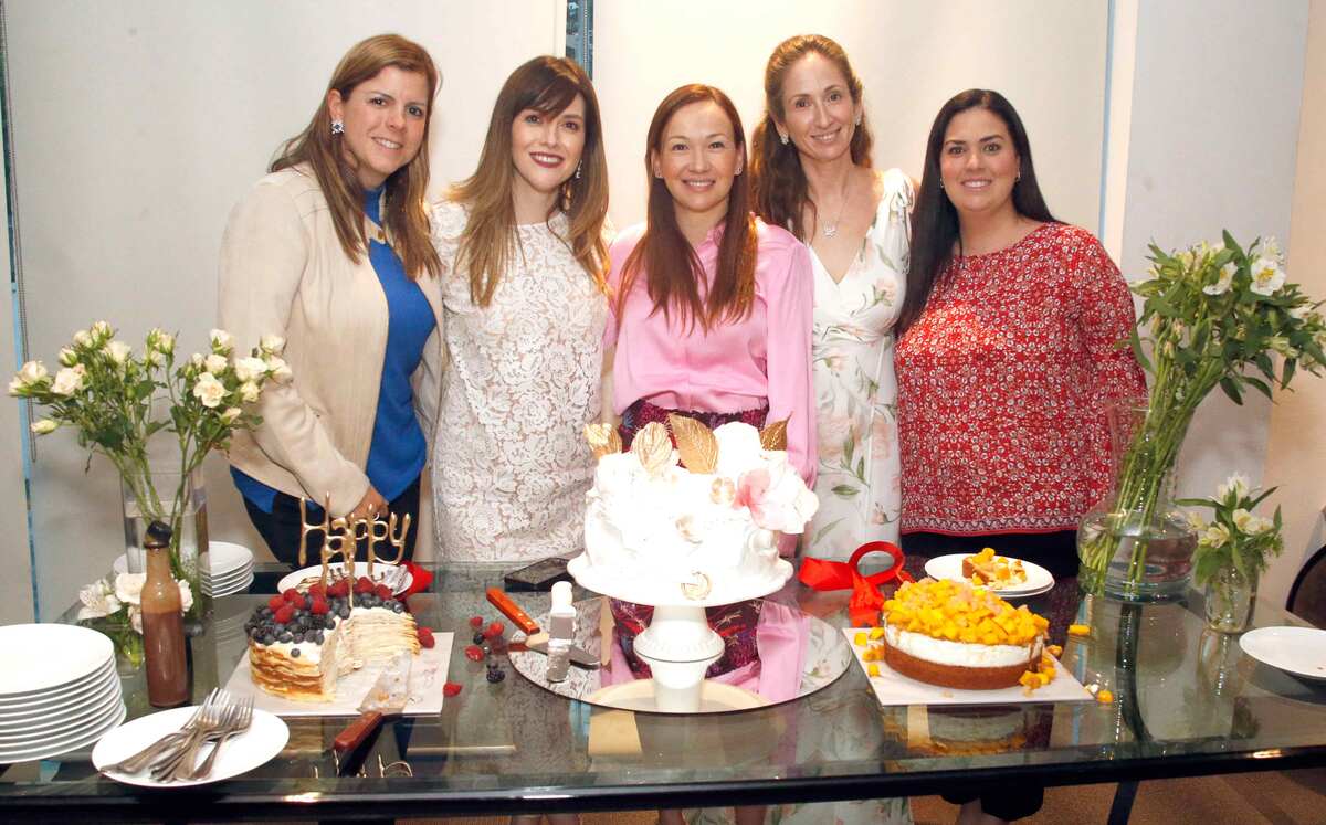 Marcela Valle, La Festejada, Mariana Hernández, Paty Garza de Pérez Maldonado y Cynthia Rubio