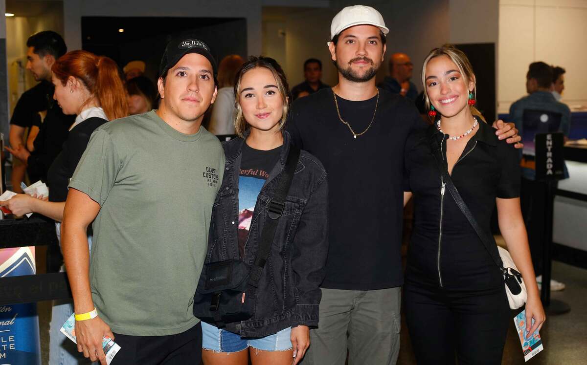 Marcelo Villarreal, Andy Fernández, Esteban Villarreal y Allegra Guzmán