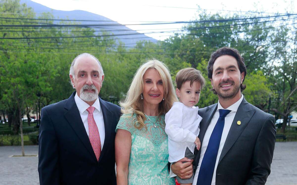 Pedro Califa, Lorena Kuri De Califa, Federico Califa y Pedro Califa