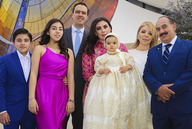 Emiliano Orozco, Renata Orozco, Germán Aguilera, Jessica Orozco, Jessi Aguilera, Marina Barrera y Jorge Orozco (Foto: Arturo Valdez)