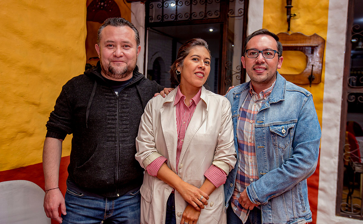 Felipe García,  Ibón Calderón y Eduardo Rodríguez
