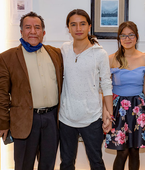 Manuel Rodríguez, Manuel Rovira, Perla Rovira, Esmeralda Acuña y Rubicela Rovira