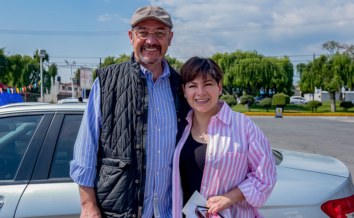 Marcelo Angione y Gisela Domínguez