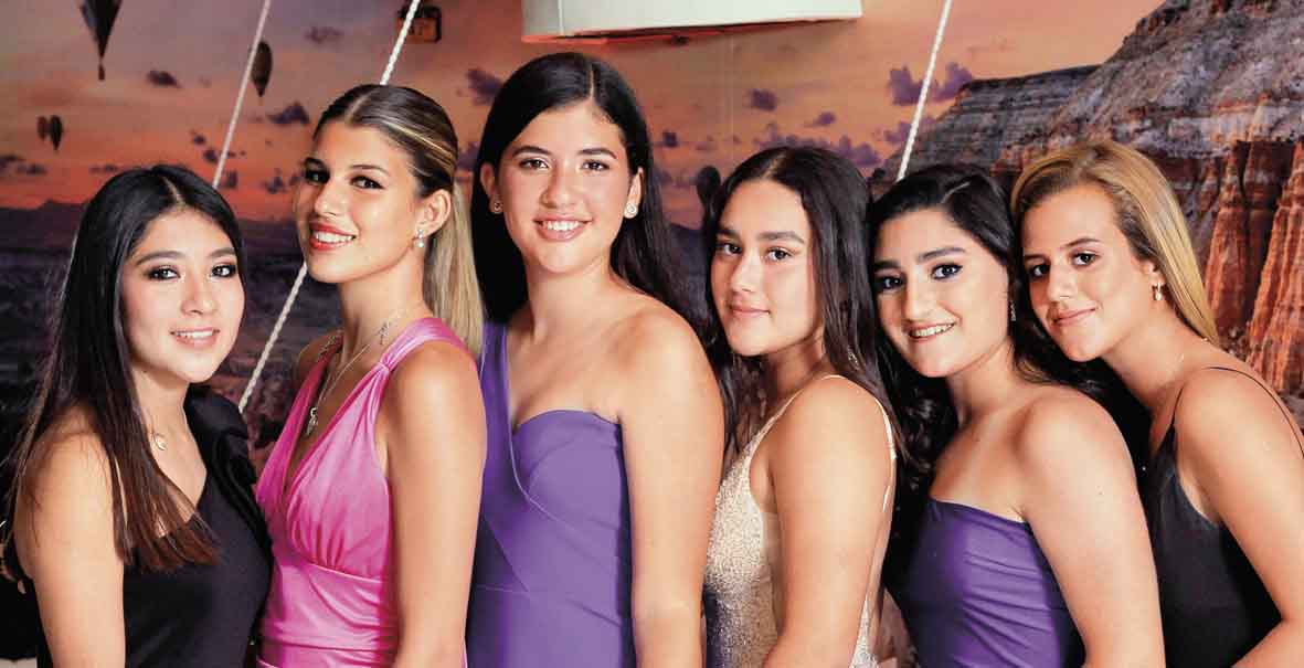 Yuliana Saucedo, Marialex Elizondo, Elsamary Ortega, Fernanda Galué, Jazny Balat y Ana Graciela Aguilar / Foto: José Chang
