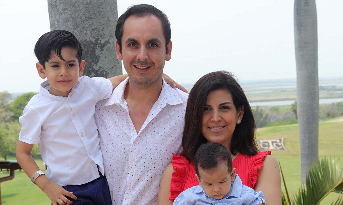 Francisco Serrano, Francisco Serrano, Tannia Manautou y Gonzalo Serrano  / Foto: Dennis Hernández