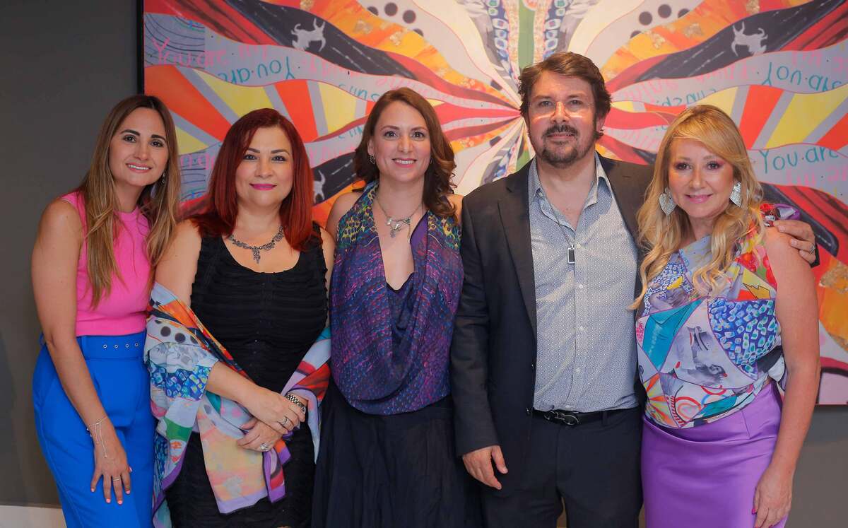 Alejandra Santos, Yolanda Palacios, Andrea Granados, Jorge Gama y Marcela Ayala. Fotos: Daniel Saldívar