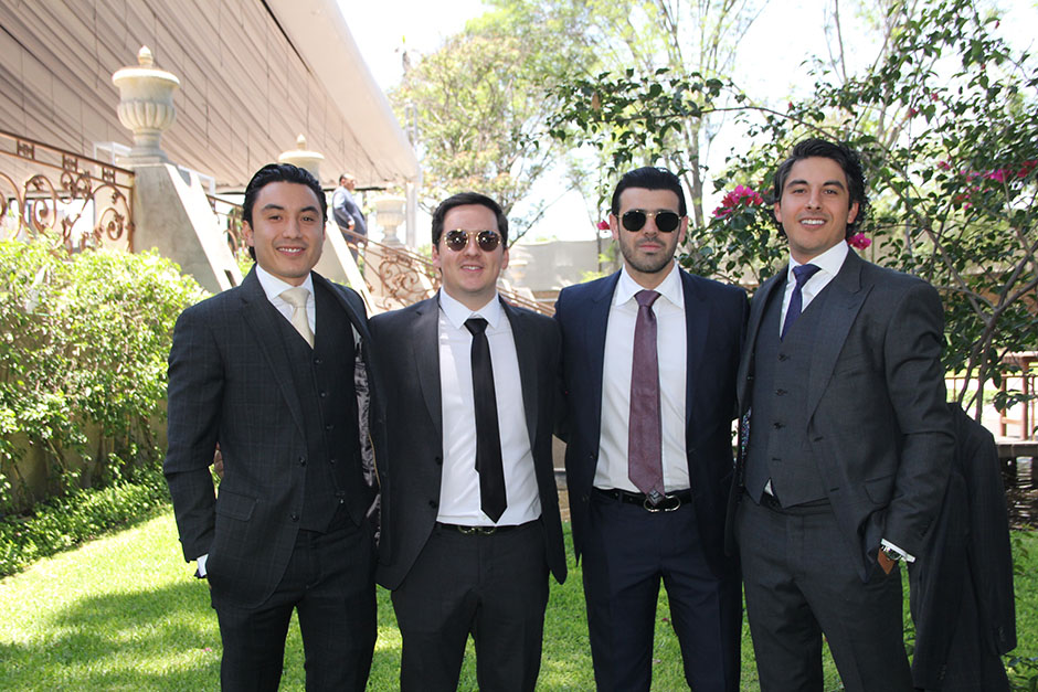 Daniel Arroyo, Luis Olavarrieta, Carlos Ruiz y Carlos Arroyo