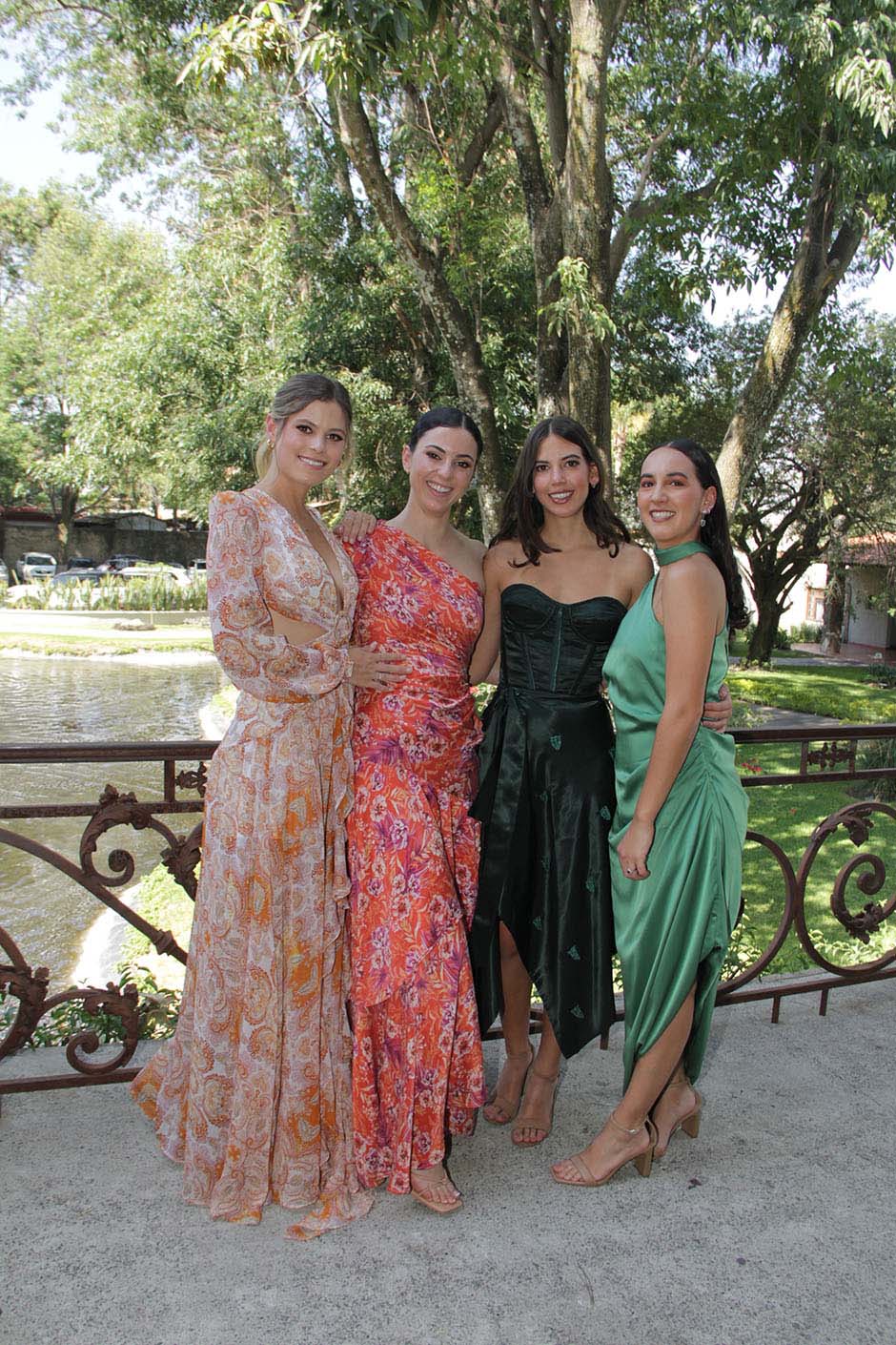 Dominique Dormbierer, Fernanda Jiménez, Begoña Galindo y María José Galindo