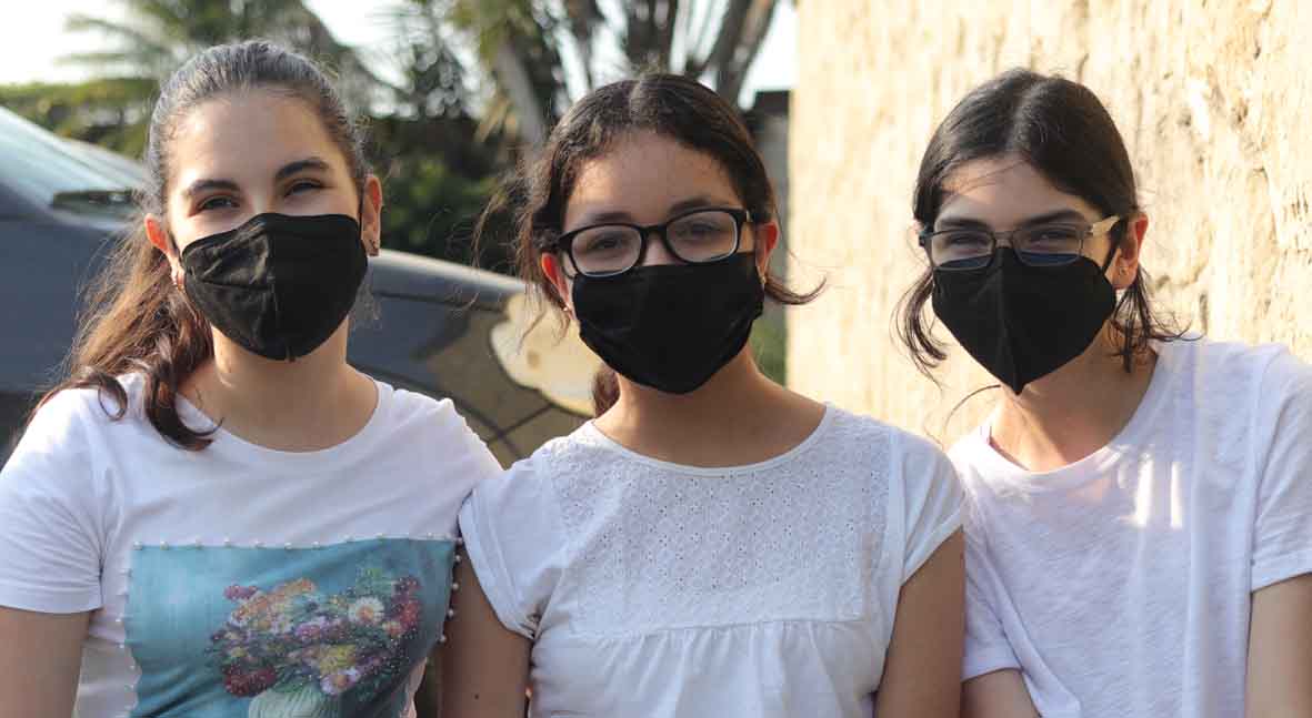 Ivanna González, Isabela de Castillo y Aitanna González / Foto: Dennis Hernández