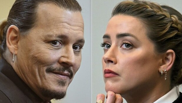 Johnny Depp y Amber Heard. Foto: Instagram