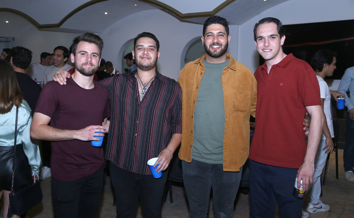 Juan, Marcial, Fadi y Andrés