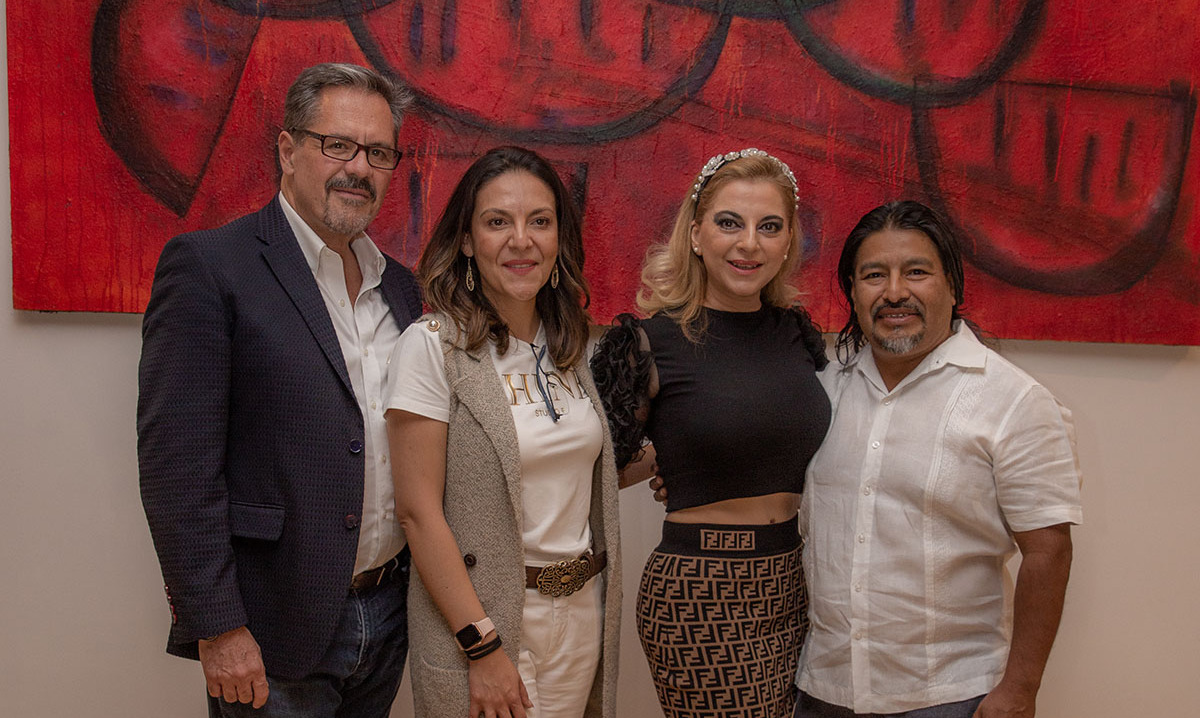 Luis Oberhauser, Liliana Rosas, Tess Bolaños y Rosendo Pinacho (Fotos: Vladimir Zayas)