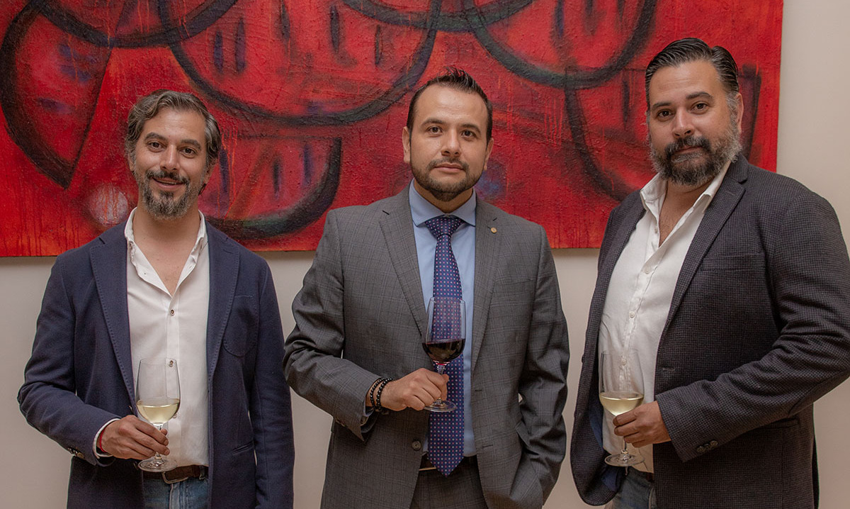 Martín Rodríguez, Víctor Casa y Felipe Rodríguez