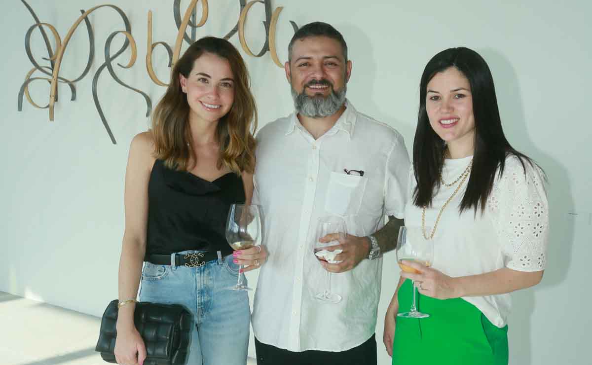 Daniela Martínez de Martínez, Omar Barquet y Cynthia Lozano de Leal / Fotos: Omar Valdez y Cortesía