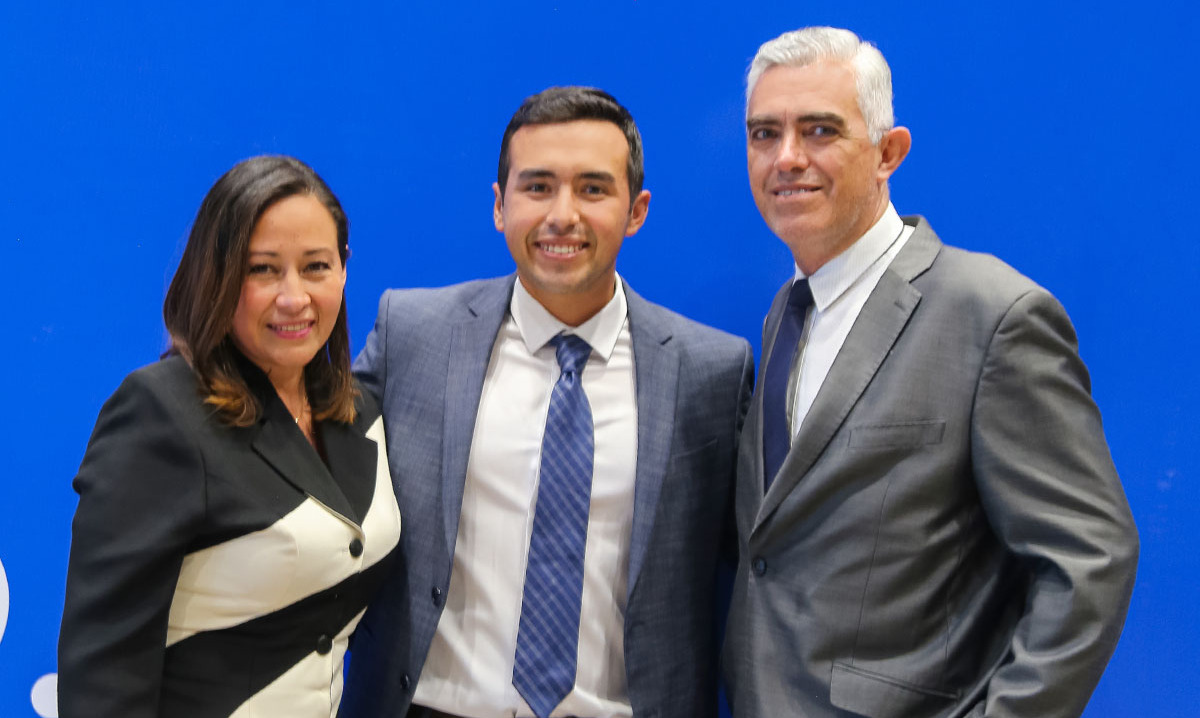 Erika Lugo, Homero Monroy Lugo y Homero Monroy