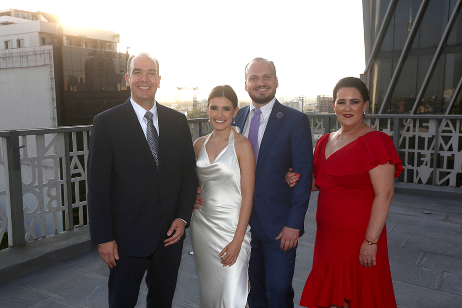 Eduardo Vázquez, Cristina Vázquez, Rodolfo Slay y Cristina Figueroa