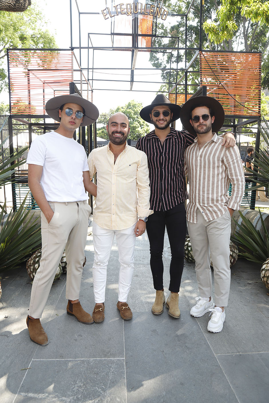 Gabriel Espinosa, Abraham Sclar, Emiliano Carrivarte y Emilio Arrubarrena