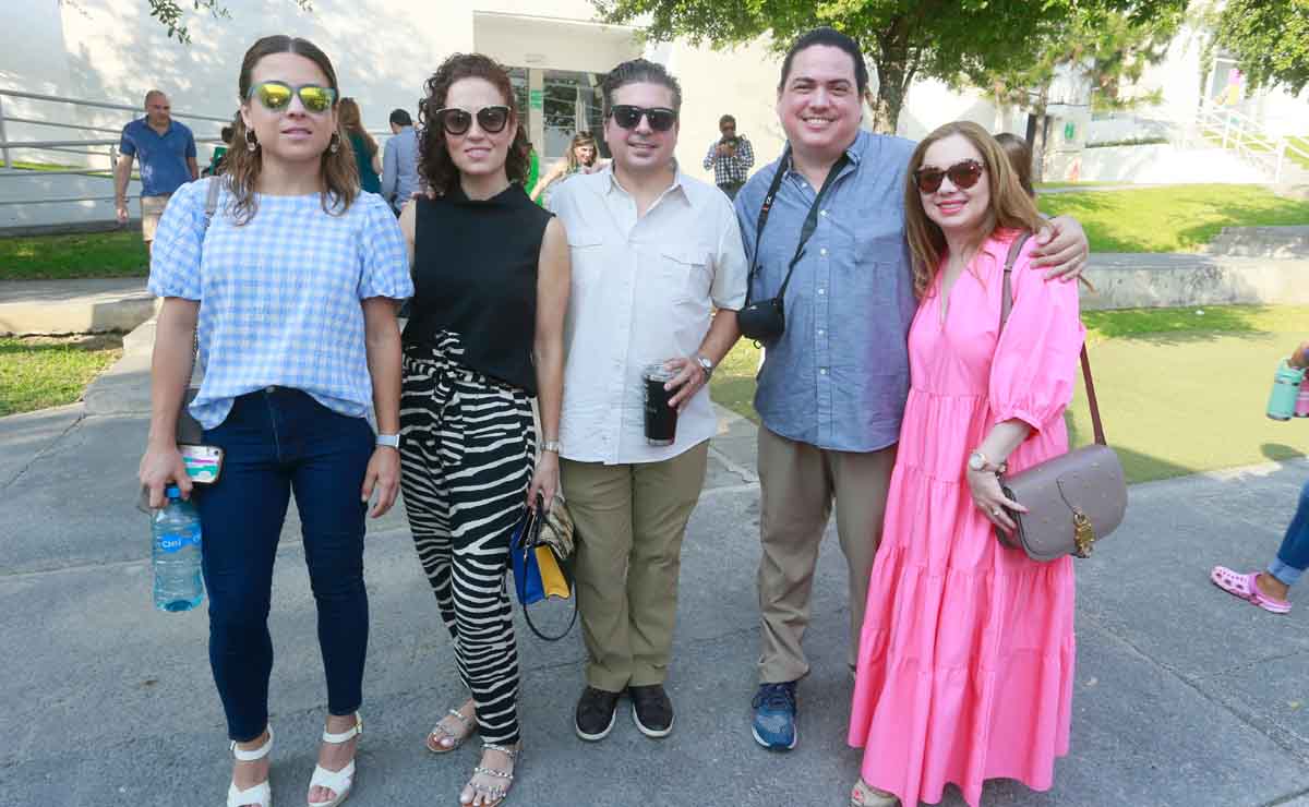 Melissa González, Titi González, Fernando Gutiérrez, Alejandro Méndez y Bety Mancillas / Fotos: Omar Valdez