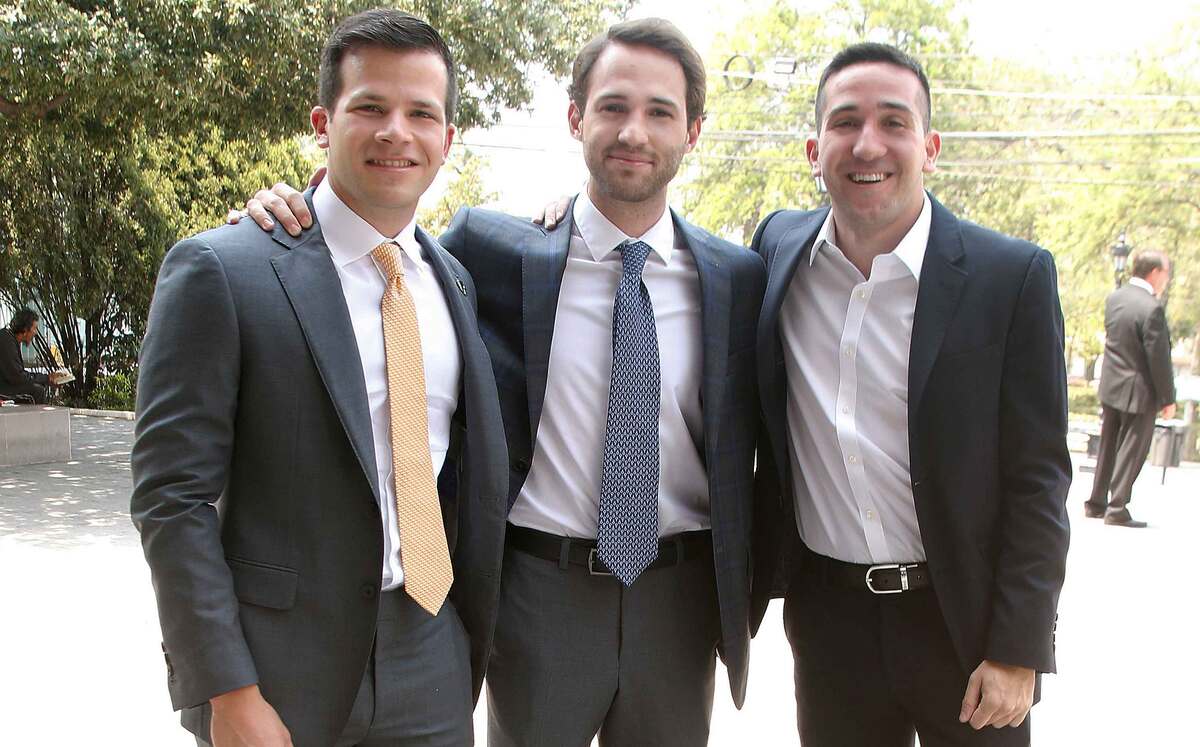 Roberto Elosúa, Juan Pablo Farías y Agustín Arce