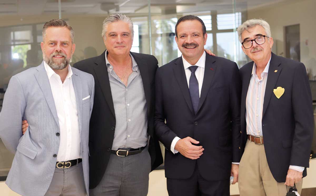 Ricardo de Gorordo, Francisco Sainz, José Luis Terán y Javier Álvarez / Fotos: Dennis Hernández