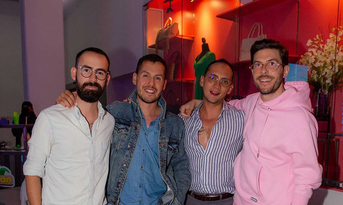 Felipe Cortés, Gustavo Lamas, Jose Doger y Stefan Petersen
