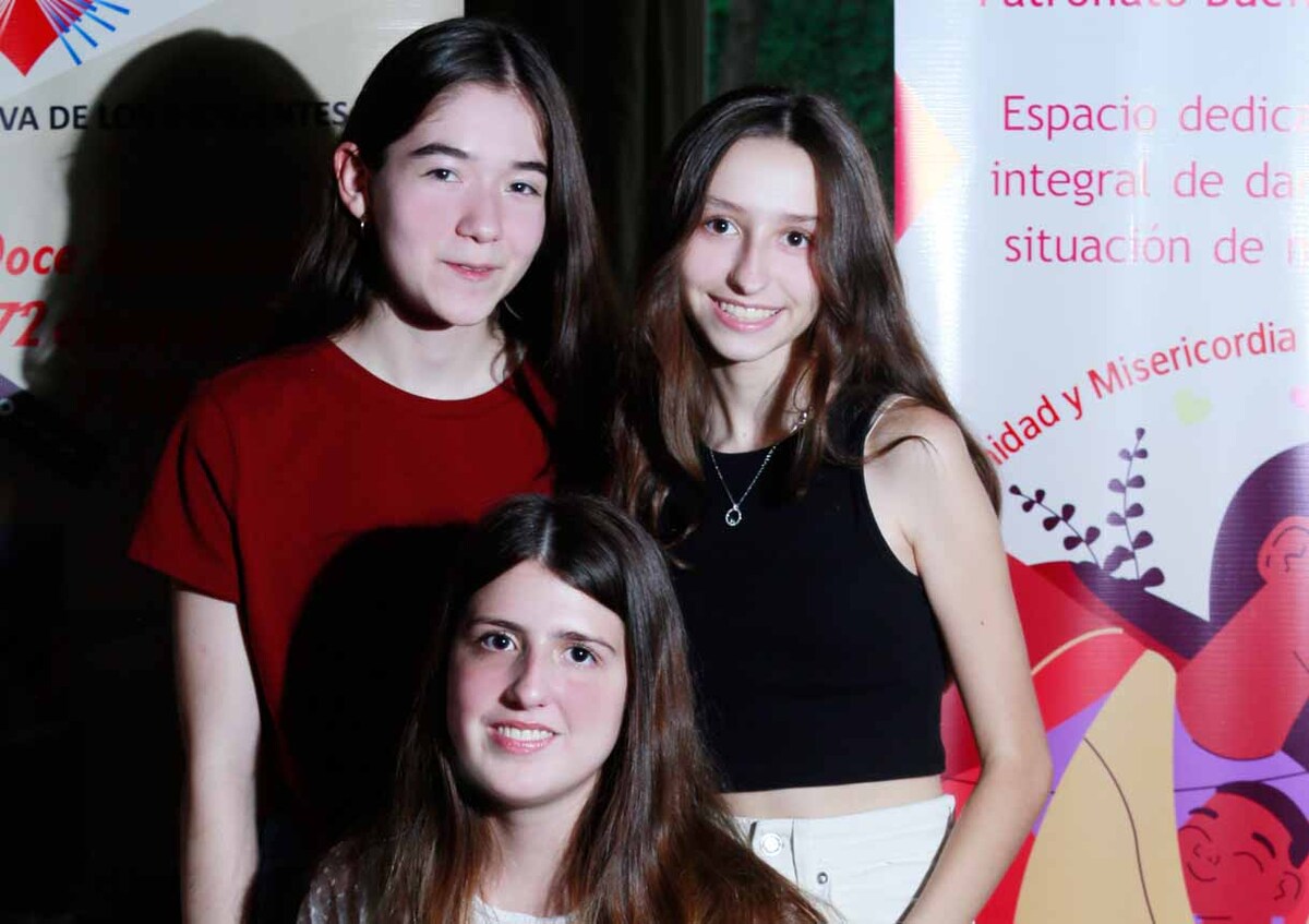 María González, Evelyn Gutierrez y Eugenia Ortiz