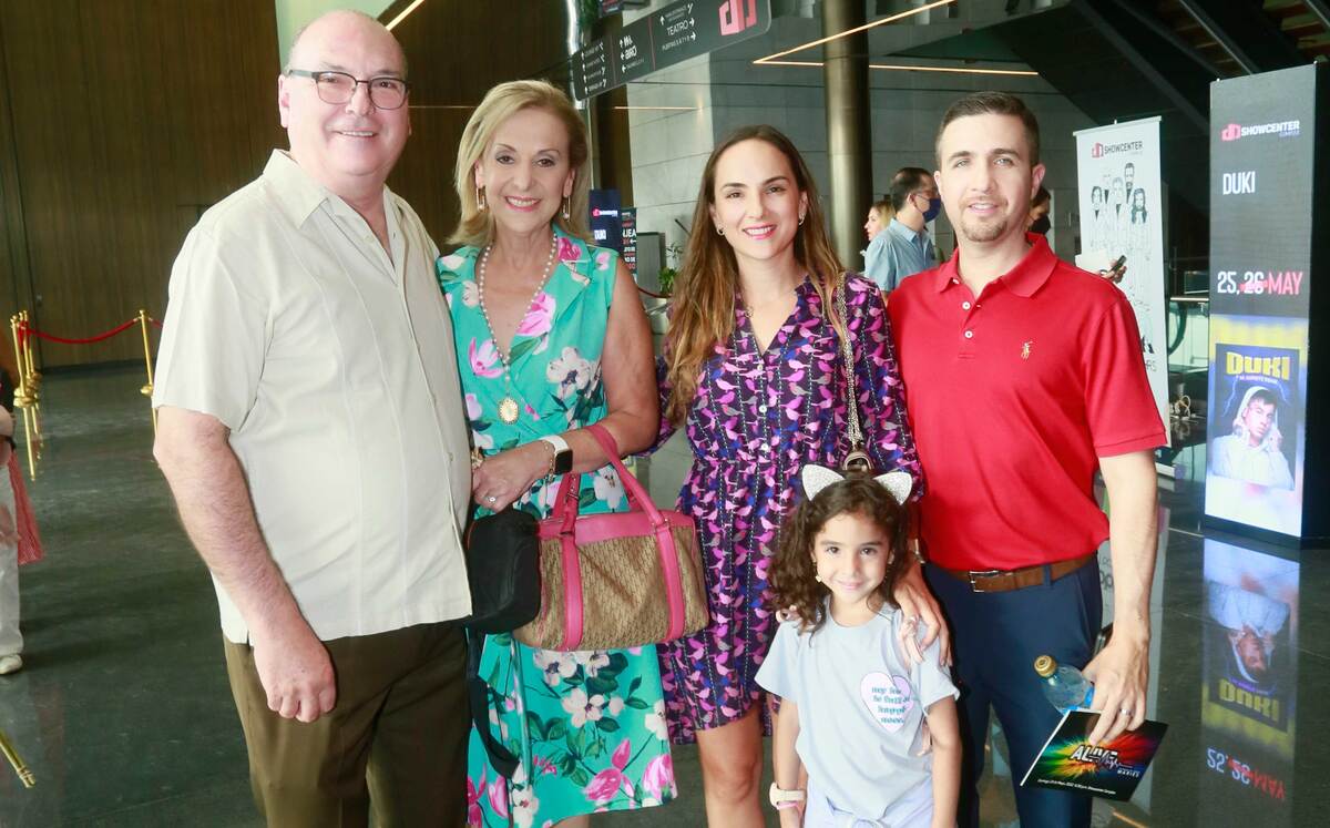 Mariano Gutiérrez, Virginia de Llaguno, Vivis Gutiérrez de Ochoa, Enrique Ochoa y Nina Ochoa