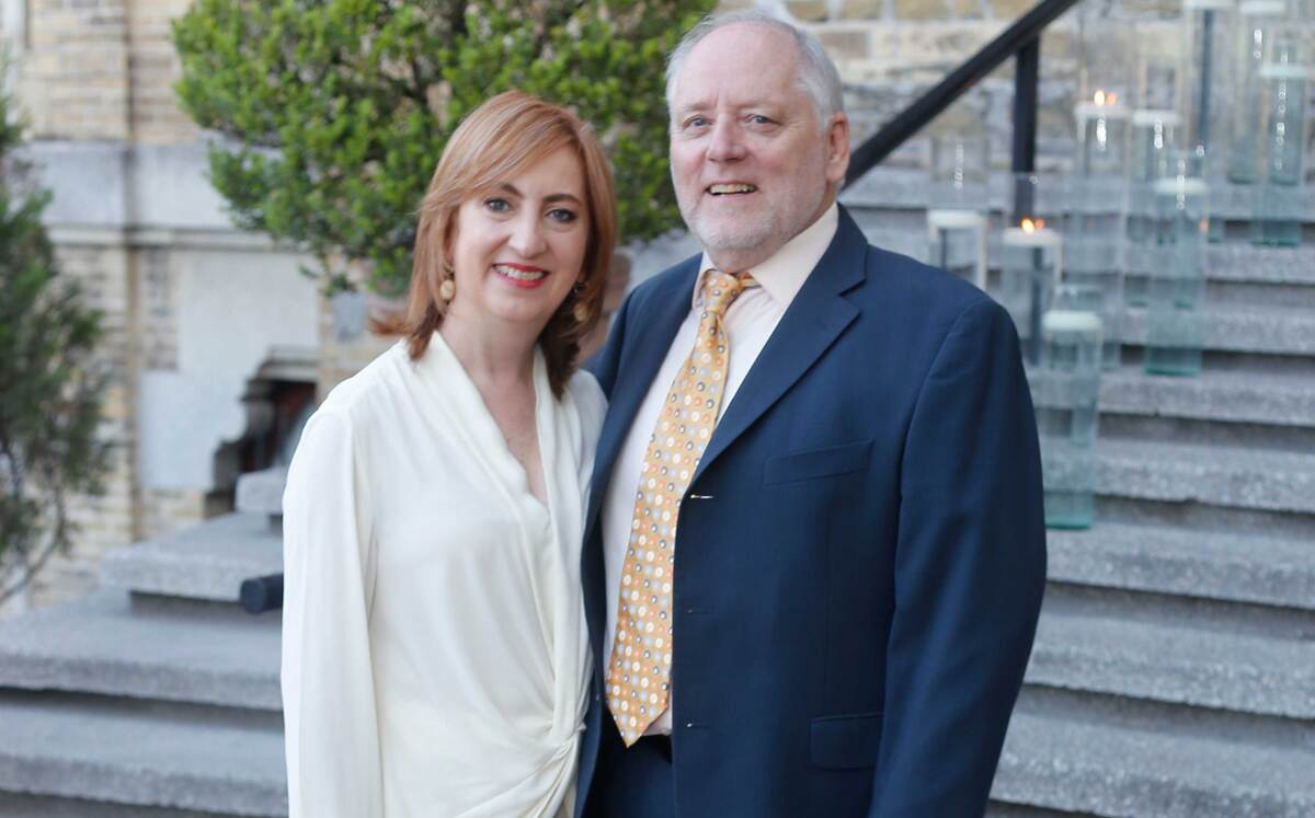 Martha Sañudo y Steven Leighton