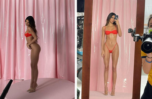 La modelo siempre ha sabido lucir su figura en diferentes colores de traje de baño. (Foto:Instagram)