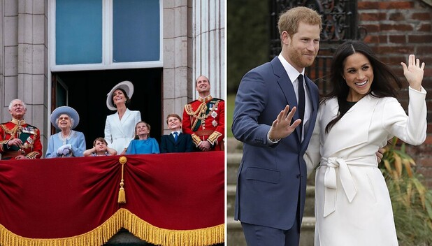 Príncipe Harry y Meghan Markle en Jubileo de Platino de la reina Isabel II.
