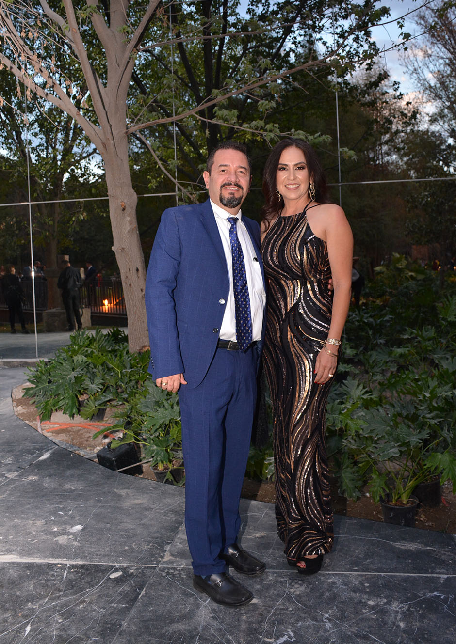 Alejandro Reynoso y Natalie Alcántara