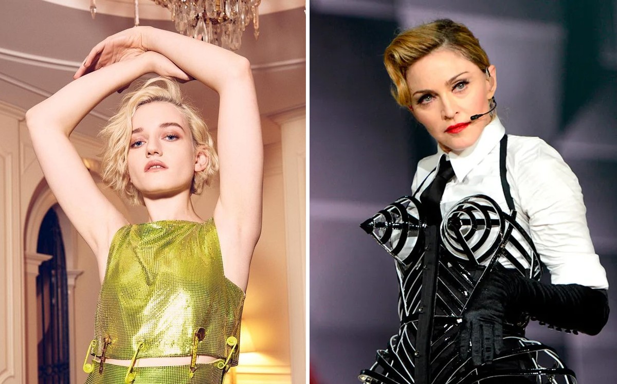 Madonna. Julia Garner interpretará a la reina del pop en la película biográfica.