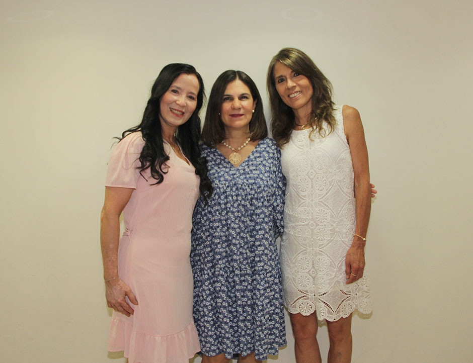 Patricia Serrato, Araceli Astorga y Marcela Martínez.